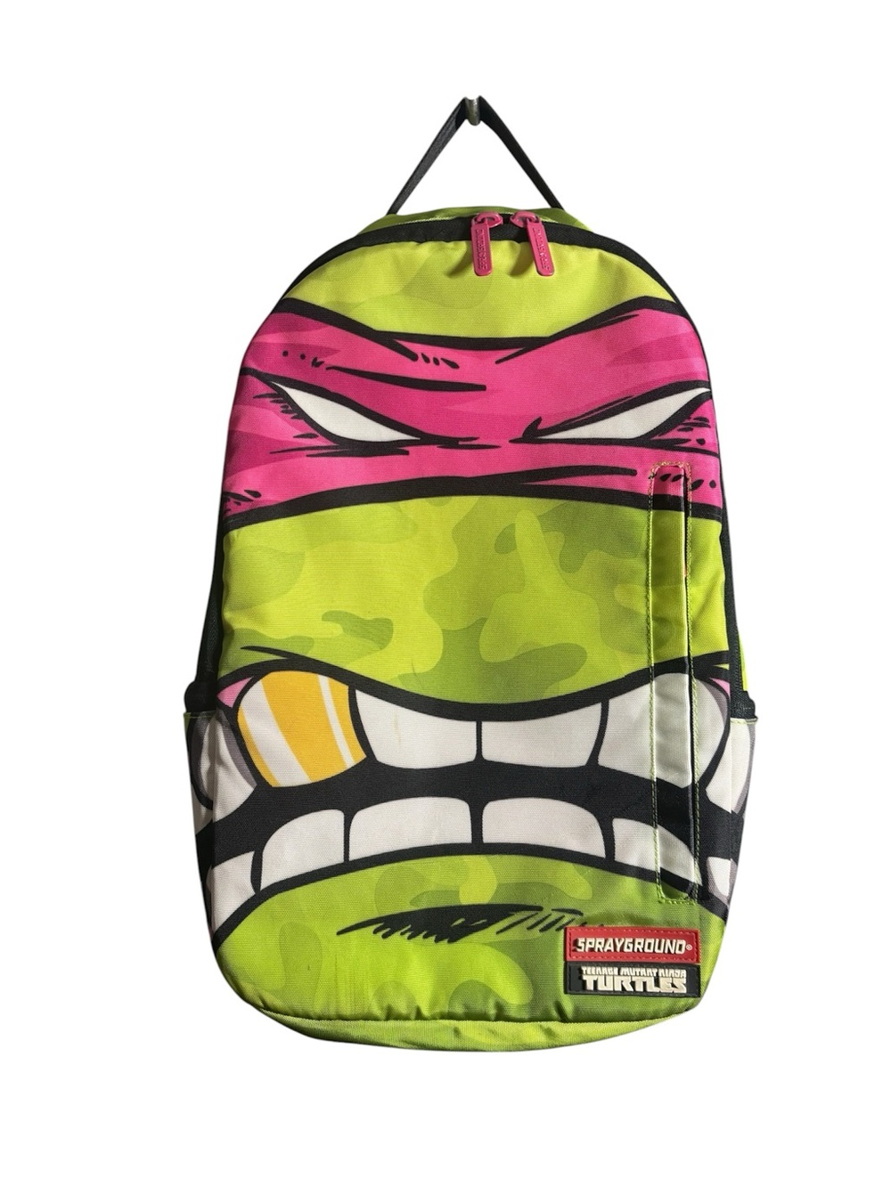 Sprayground x Teenage Mutant Ninja Turtles (TMNT) "Pink Mask" Collab Backpack